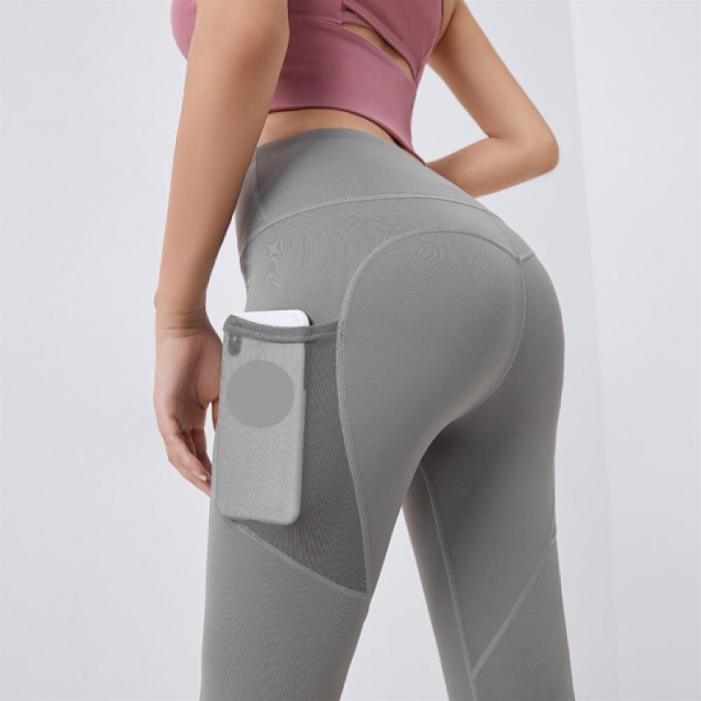New Arrivals Open Run Women High Waist Mesh Pocket Leggings