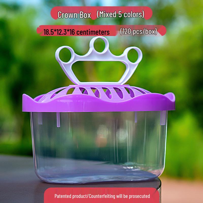 Прозрачный ручной бокс для разведения питомцев: Большой, Средний, Маленький - Аквариум для черепах, Контейнер для золотых рыбок, Закрытая клетка для хомяка