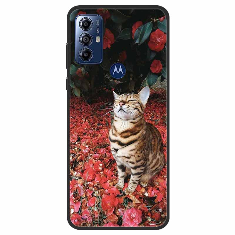 Чехол для Motorola Moto G Play 2023 Мягкий силиконовый задний чехол для Moto G Play 2023 Чехол GPlay 2023 Черная крышка для телефона