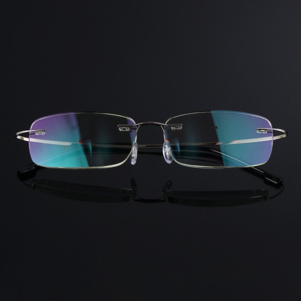Care Rectangular Spectacles Reading Glasses Ultra-light Memory Titanium Presbyopic Eyeglasses
