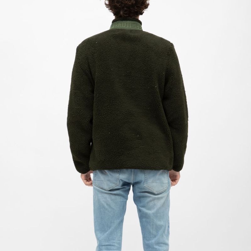 Men's CERRUTI Semi-zipped Sherpa Vest