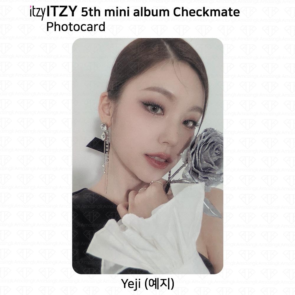 ITZY 5-й мини-альбом «Шах и мат», официальная фотокарта, прозрачная карта, специальная карта KPOP