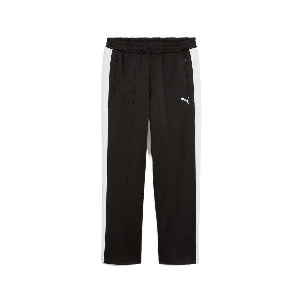 Puma T7 Always On Color Block Fashion Versatile Soft Knit Sports Pants Men Bottoms Black 631864-01