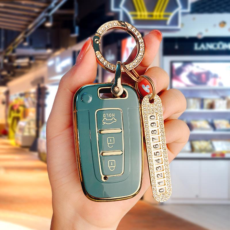 Чехол для ключа Hyundai ix35, Sonata 8, Elantra & Kia Sportage, K5/K3/K2 - Крышка корпуса пульта автомобиля