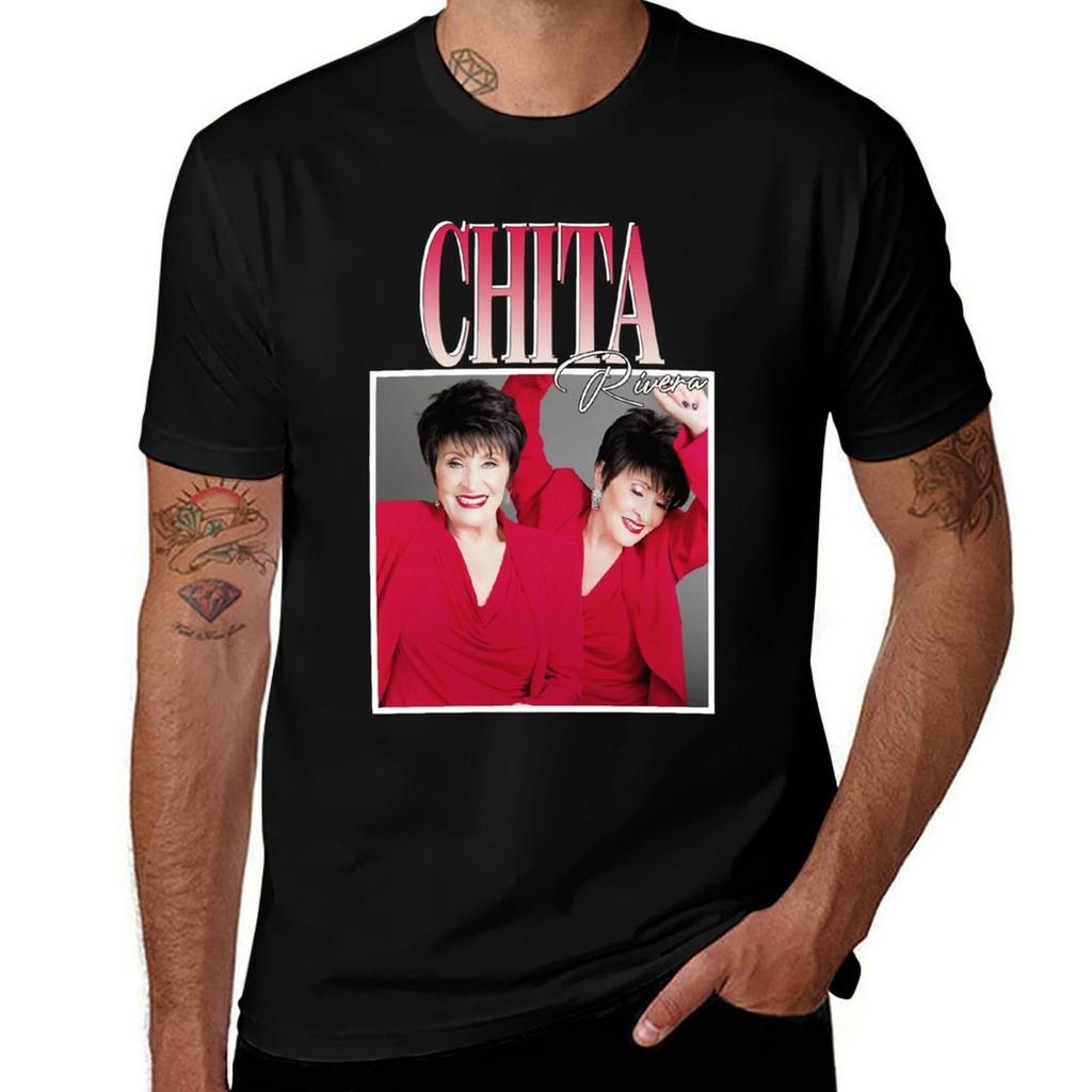 Unisex WoUnisex Chita Rivera Funny Unisex Fan T-Shirt Summer Print Short Sleeve Tee