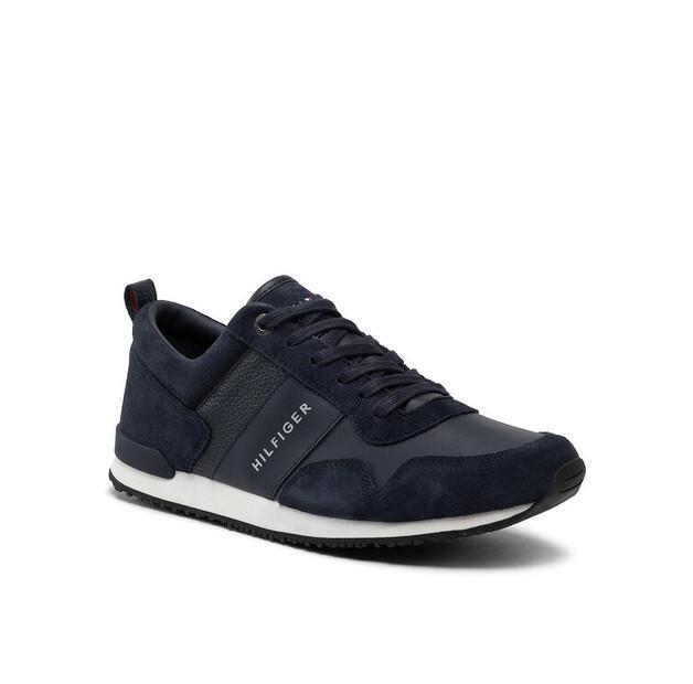 Кроссовки Tommy Hilfiger Iconic Leather Suede Mix Runner
