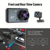 4-Inch HD Dual-Lens Touchscreen WiFi Car Dashcam