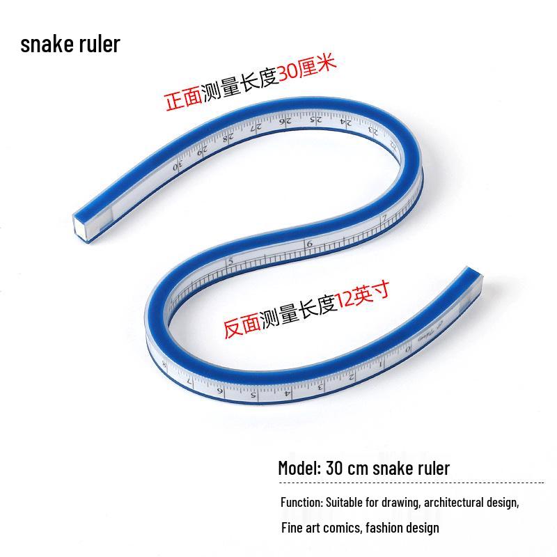 Гибкая многоцелевая разметочная линейка для дизайна одежды и построения выкроек