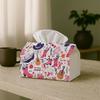 1pc Fun And Quirky Tissue Box Holder - Featuring Floral Guitars And Cowgirls, Ideal for Home, Dining Area, Bedroom, Bathroom, Bar, Or Office Decoratio
