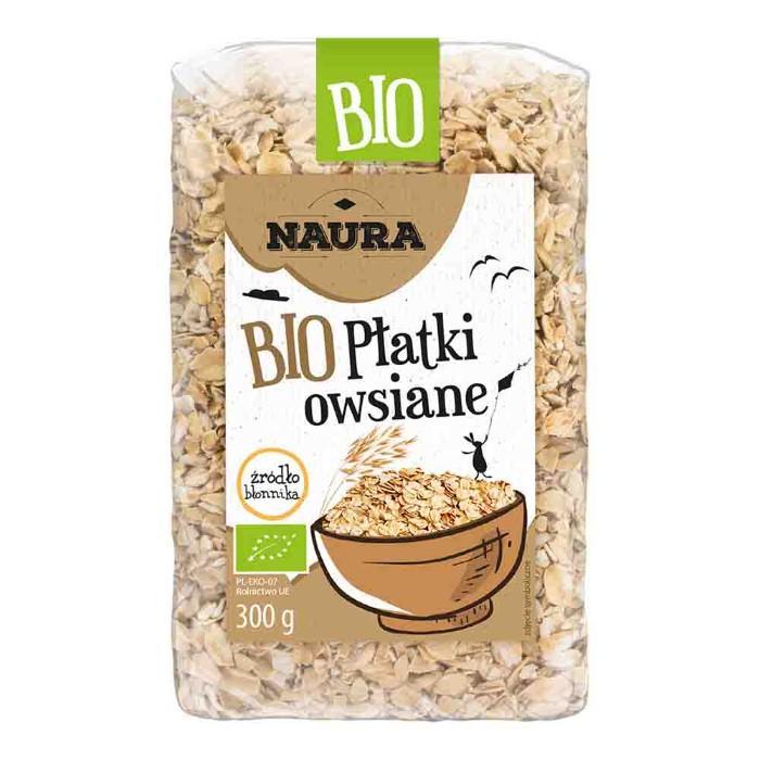 Organic Oat Flakes 300 Naura