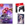 Metroid Prime 4 Beyond Switch Genuine Nintendo Switch Pro Controller Bonus Acrylic Stand Included - & (Samus)