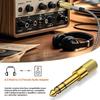 1/2Set 6.5Mm To 3.5Mm And 3.5Mm To 6.5Mm Audio Adapter Set 1/4-Inch To 1/8-Inch And 1/8-Inch To 1/4-Inch Suitable For Headphone