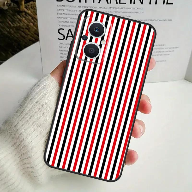 Чехол с полосатым дизайном «Милан» для OPPO Reno 8T 4Z 5Z 8 10 11 Pro 4 5 6 7 Lite OPPO Find X6 Pro X3 X2 X5 Lite