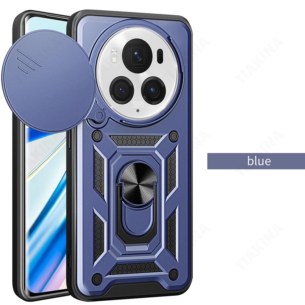 Чехол-слайдер с защитой объектива для Honor Magic 6 Pro Чехол для Honor Magic 5 Lite 4G 6 Pro 5G X6A X5 Plus X9A 5G Чехол с магнитной подставкой Capa
