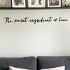 The Secret InGredient Is Love/Please Seat Yourself/This Is Us Modern Black Metal Wall Home Decor Hanging Wall Art For Home Decoration