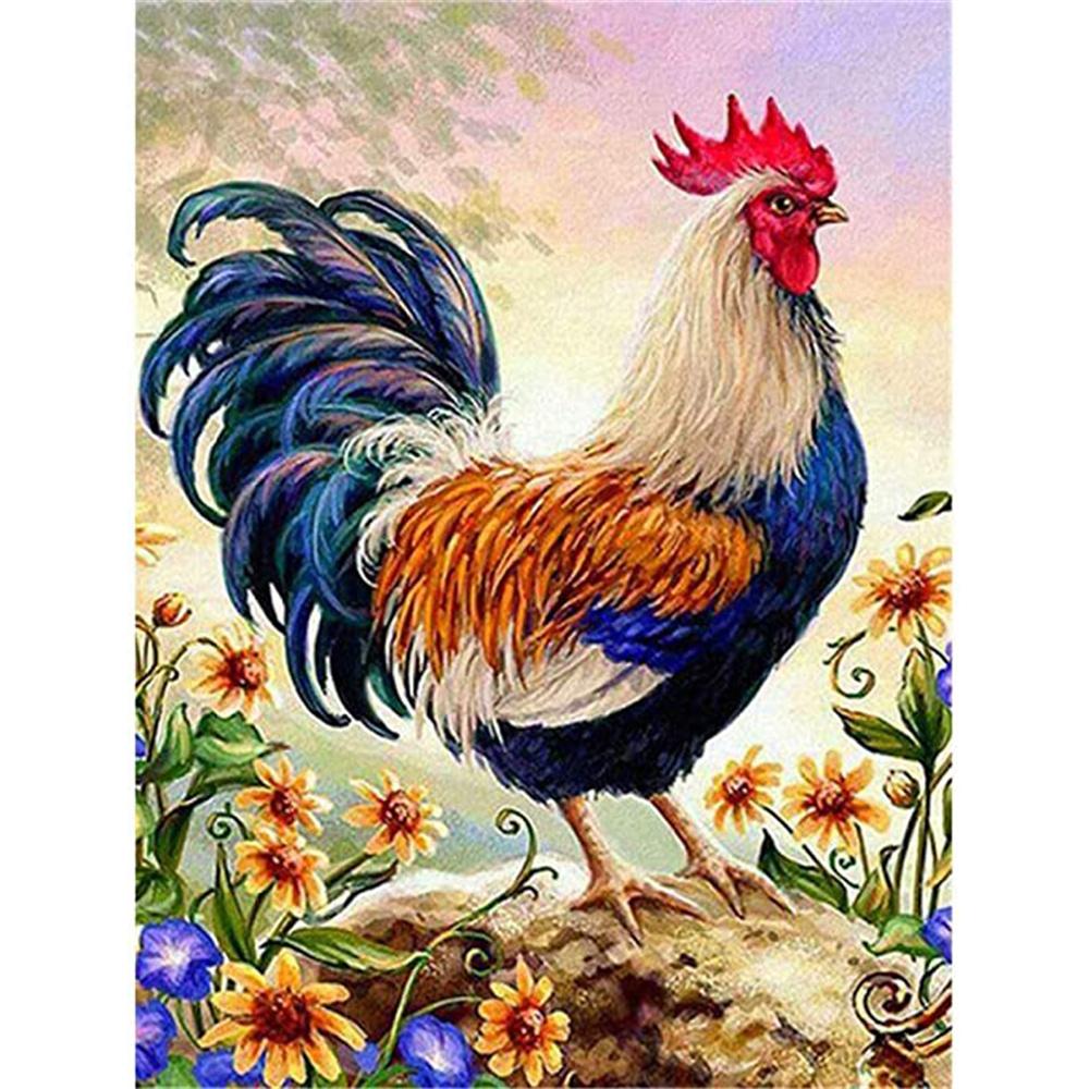 Попугай DIY 5D Алмазная картина Набор Пейзаж Алмазная мозаика Птица Вышивка крестом Ручная работа Инкрустированная вышивка стразами Домашний декор