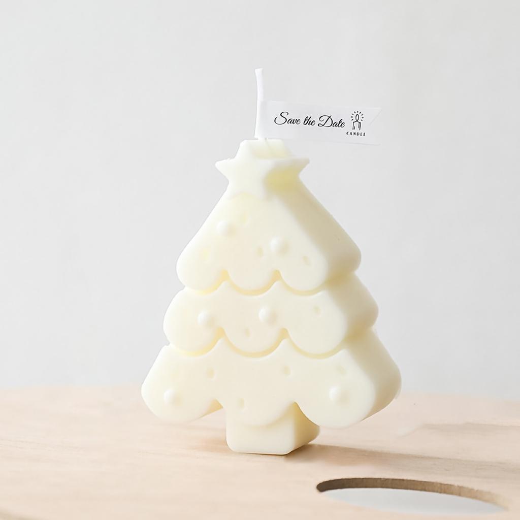 Рождественская елка Ароматерапия Свеча в форме дерева Свеча Рождественское украшение для дома Настольные поделки Подарок