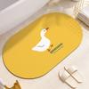 Мягкий диатомовый грязевой впитывающий коврик для ванной комнаты, противоскользящий коврик для ног, быстросохнущий коврик для пола в туалете, простой в обращении