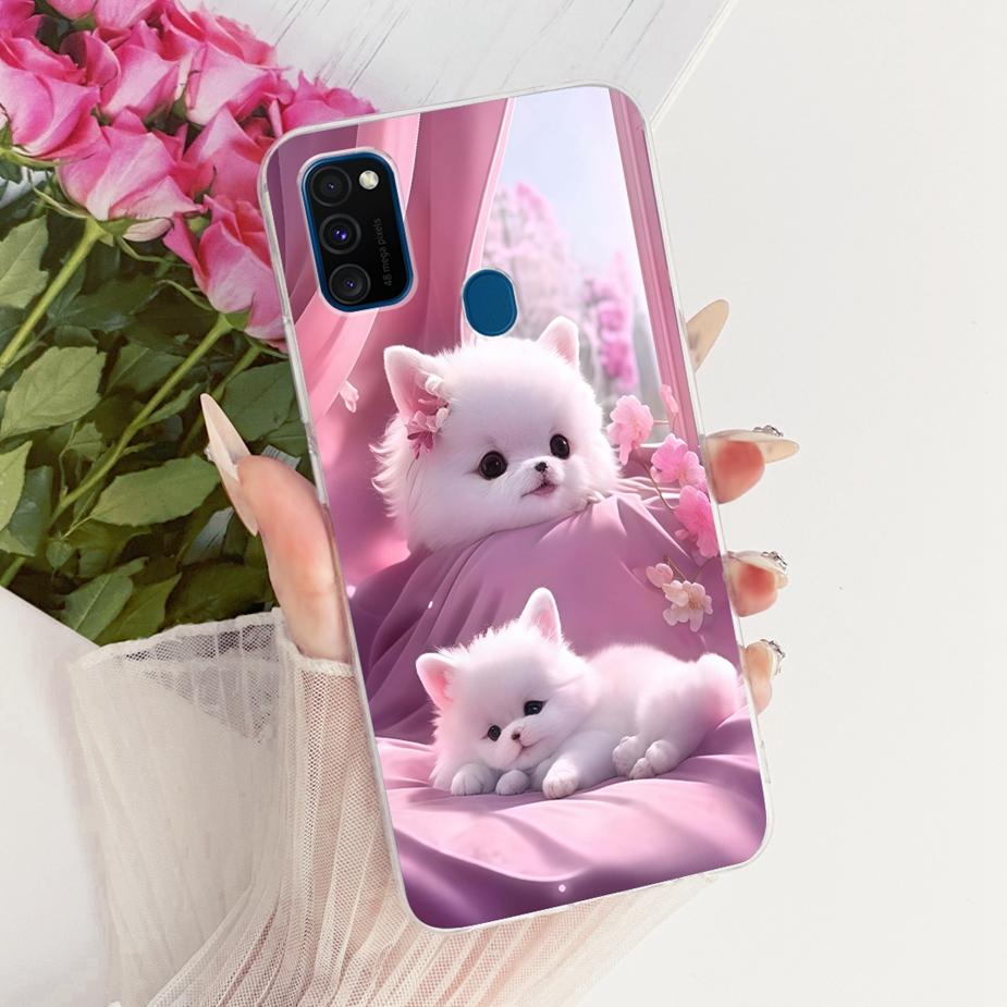 Чехол для Samsung Galaxy M21 SM-M215F Новый модный расписной чехол Мягкий силиконовый чехол для Samsung M21 2021 M 30 s Galaxy M30s Fundas