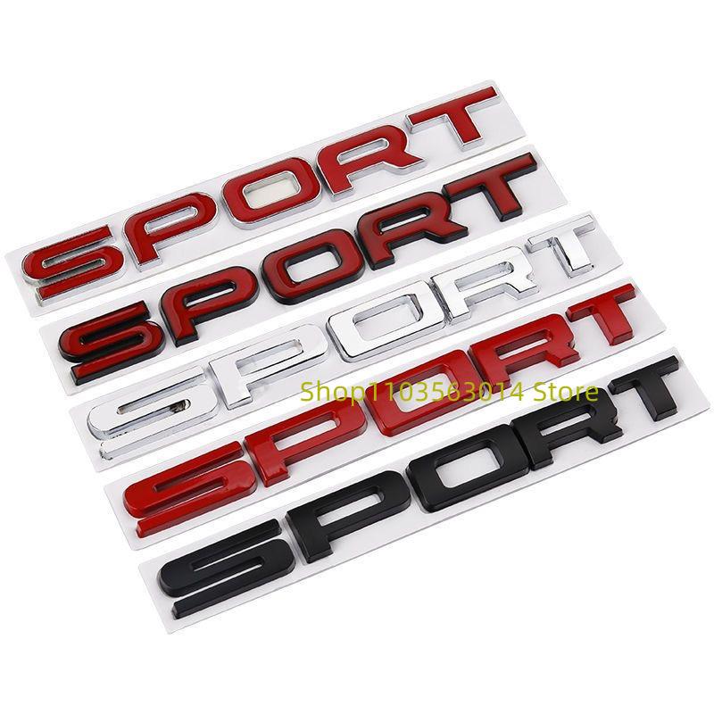 ABBB1 3D ABS Letters SPORT Si4 SDV6 SDV8 Emblem Car Trunk Badge Stickers For Autobiography SPORT
