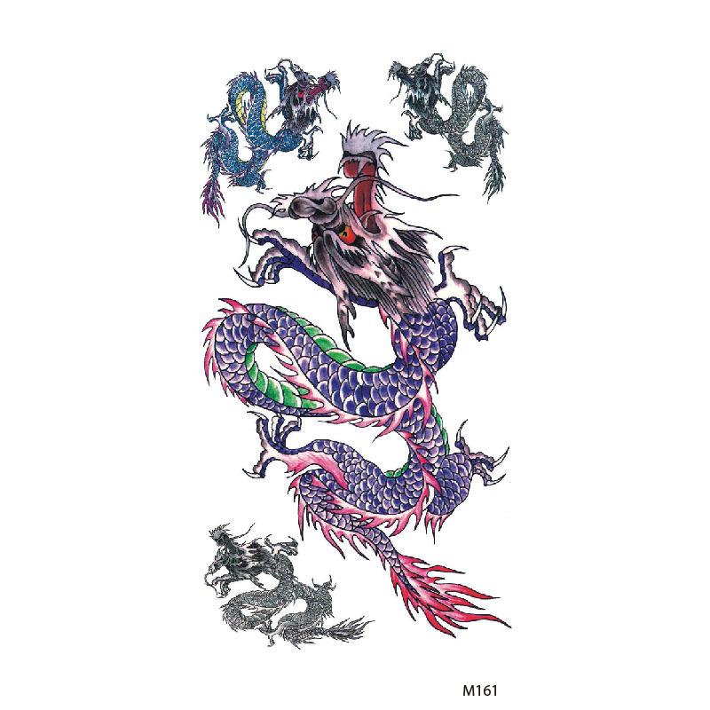 Customize Wolf Dragon Spider Scorpion Animal Temporary Tattoo Designs for Man