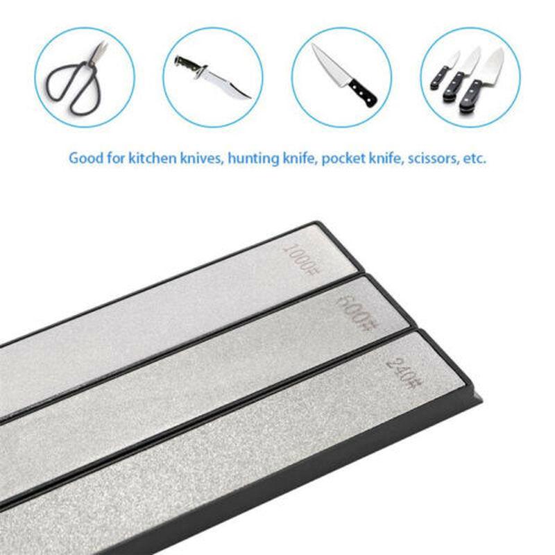 80-3000Grit Pro Whetstone Ruixin Diamond Kitchen Scissors Razors Knife Sharpener