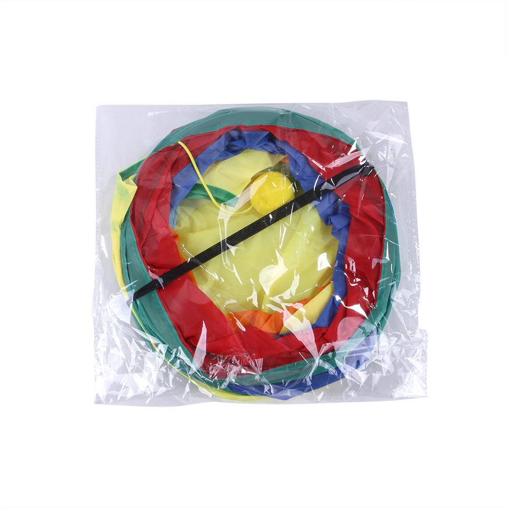 Foldable Rainbow Cat Tunnel: Interactive Cross-Border Play Tube for Cats