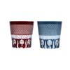 Kiriko Kiriko Pair Kiriko Glass Kiriko Rocks Glass Cold Mixed with Mixed with Hot Sixtieth Kiriko Ring Sake, Shochu, Water, Water, Celebration,