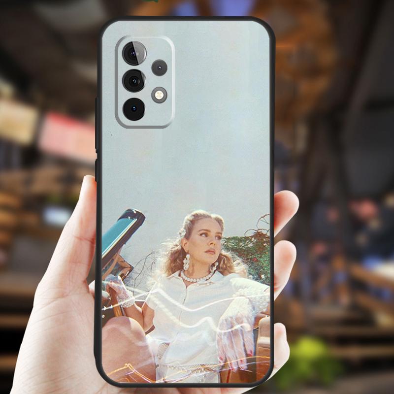 Чехол для телефона Samsung Galaxy A26 A54 A14 A36 A16 A33 A56 A15 A55 A53 A35 A22 A32 A52 A34 A05 A06 с изображением певицы Ланы Дель Рей