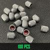 10/20/30/50/100Pcs TPMS Tire Valve Caps with Rubber Seal Plastic Wheel Caps Covers for TPMS Nipple Caps Car Tyre Accessories
