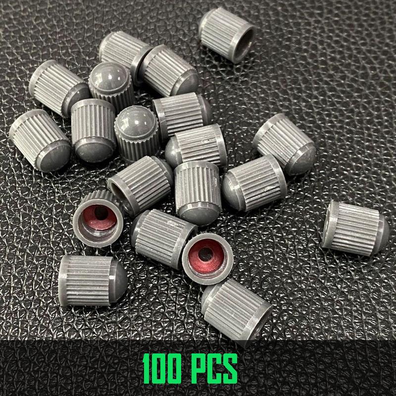 10/20/30/50/100Pcs TPMS Tire Valve Caps with Rubber Seal Plastic Wheel Caps Covers for TPMS Nipple Caps Car Tyre Accessories