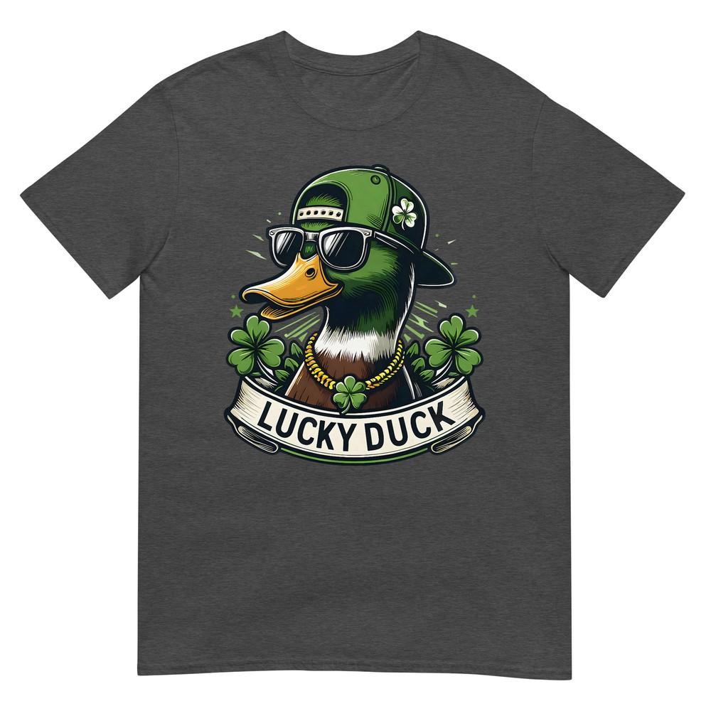 Lucky Duck St Patricks Day Mallard Duck Hunter Boys Kids Unisex TShirt