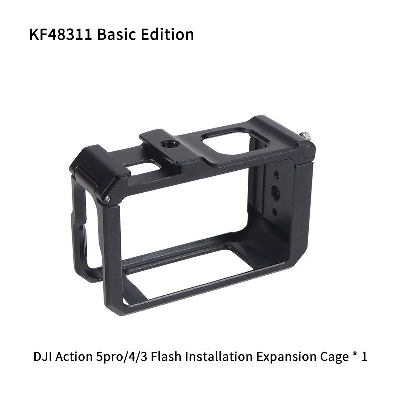 Спортивная камера металлическая защитная рамка для клетки кролика Dji Action 5 Pro/4/3 быстросъемное крепление для камеры Dji Action 5 Pro