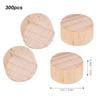 300pcs Unfinished Beech Wood Slice 1cm Wooden Discs Wood Handmade DIY Wood Discs  Painting