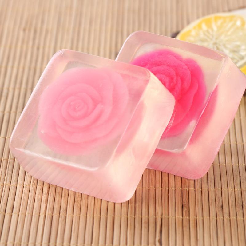 Rose Plant Essential Oil Soap for Skin Care and Mite Removal Handmade Soap