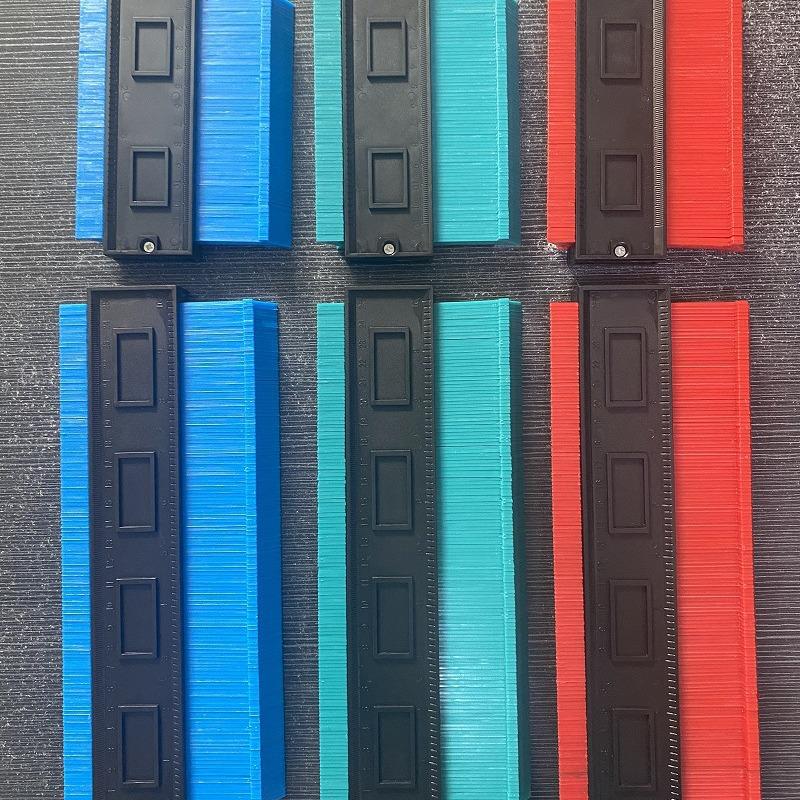 Lockable Contour Gauge Set: Irregular Ruler, Arc Ruler, Widened Profiler, Measuring & Profiling Gauge