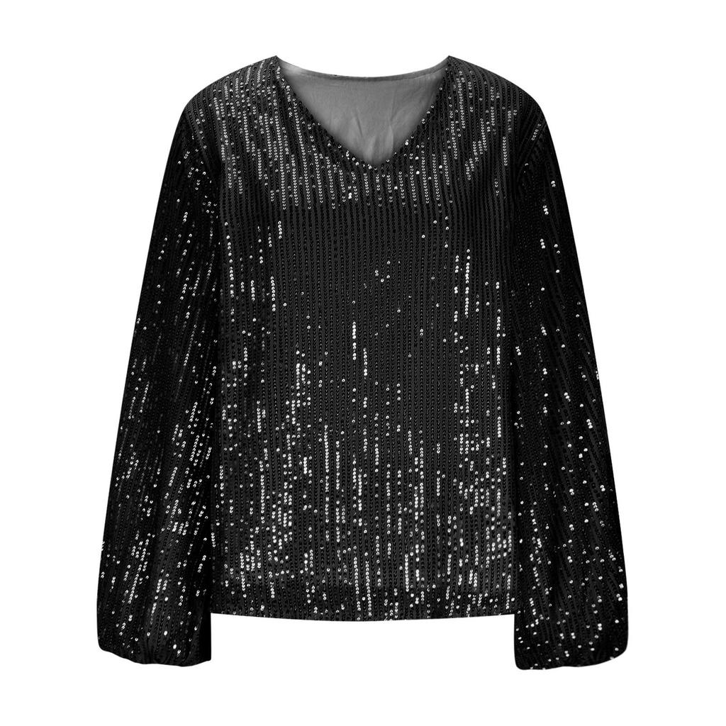 Женский однотонный пуловер с длинными рукавами и V-образным вырезом