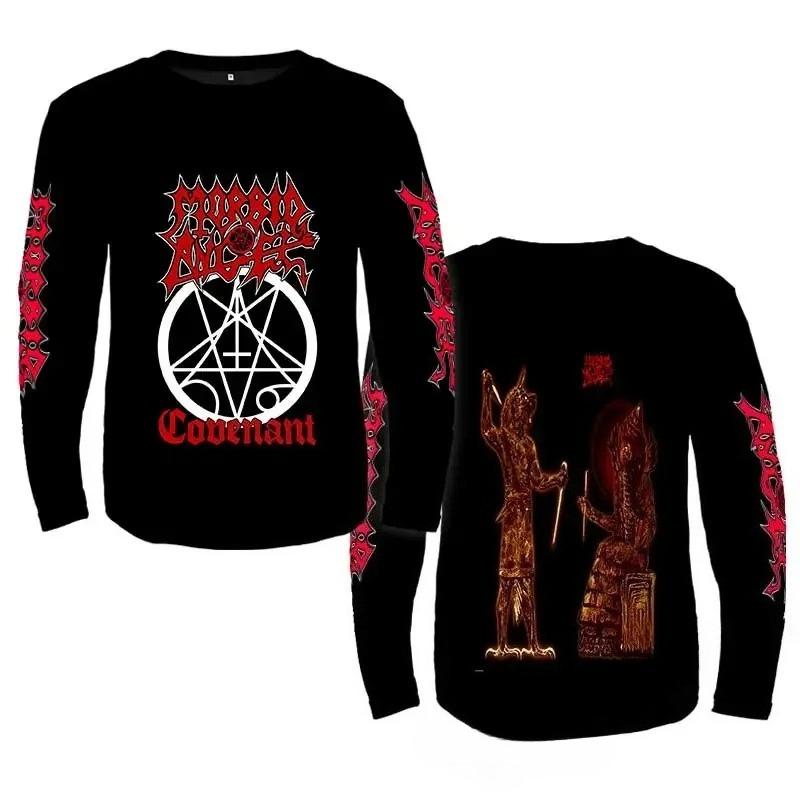 Morbid Angel метал-группа мужская и женская с принтом футболка с длинным рукавом уличный ретро спортивная одежда Харадзюку мужская одежда