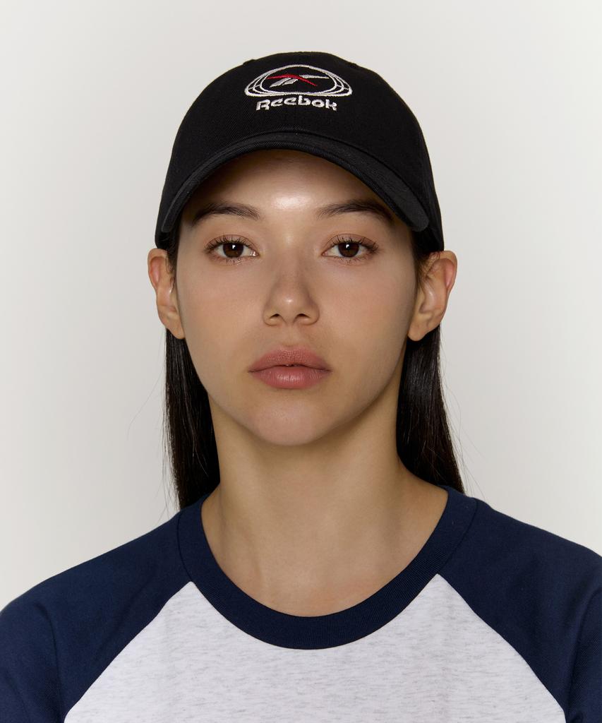 Reebok Кепка с логотипом-кругом - Черная