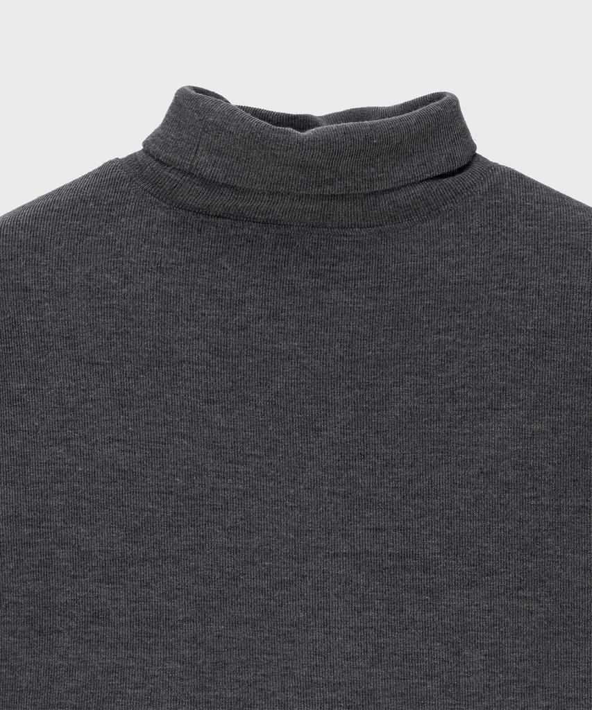 BASIC HOUSE Uni Sakariba Turtleneck Long Sleeve T-Shirt Charcoal Lwts7101