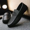 Fashion Leather Shoes for Men Fashion 2024 Man Casual Shoe Slip-on New In Pu Shipping Free Legitimate Trend Elegant Promotion Adults