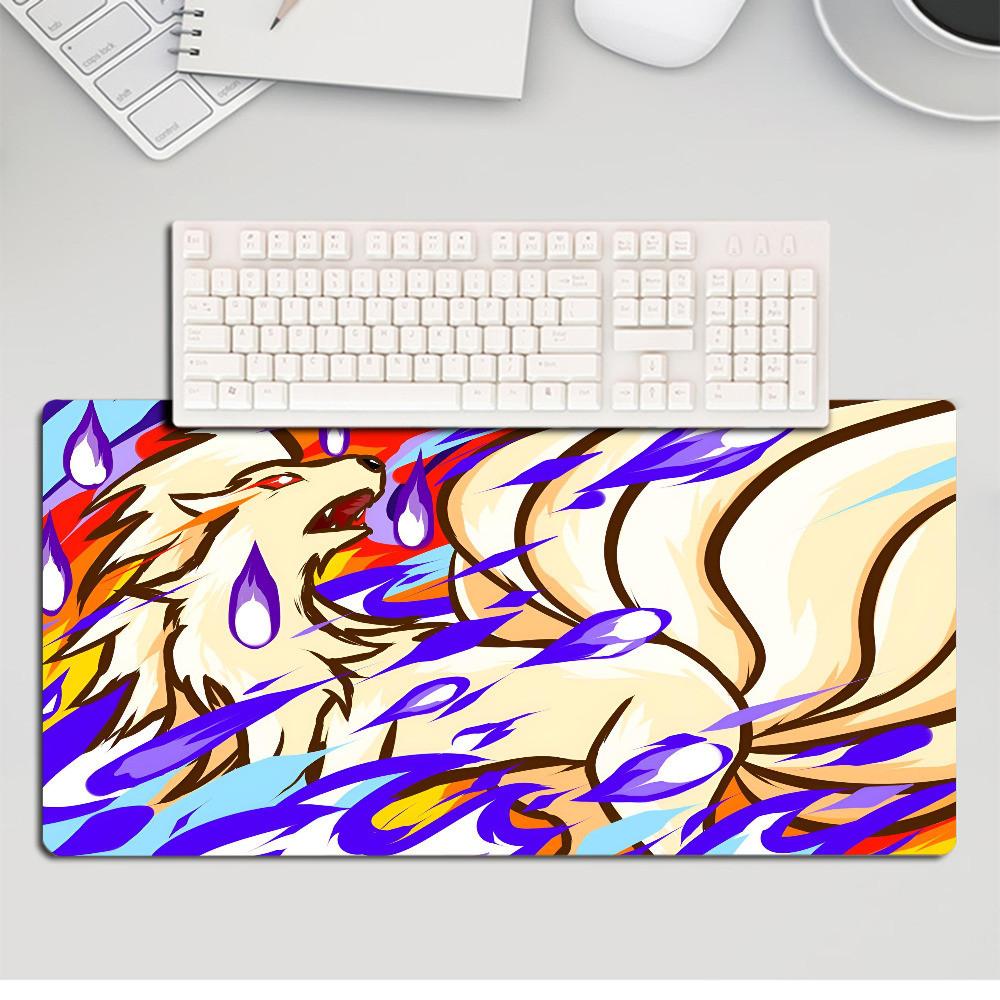 Anime P-Pokémon Mousepad Large Gaming Mouse Pad LockEdge Thickened Computer Keyboard Table Desk Mat