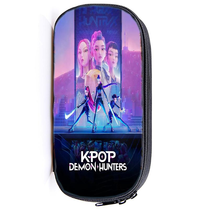 Пенал Huntrix Kpop Demon Hunters для студентов с несколькими отделениями