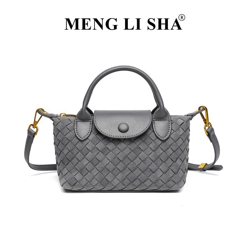 New fashionable hand-woven bag single shoulder crossbody Longxiang dumpling bag commuter versatile portable women's bag