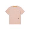 Casual Sports Round Neck Solid Loose Short Sleeve Drop Shoulder T-Shirt Men Tops Pink A291G-662