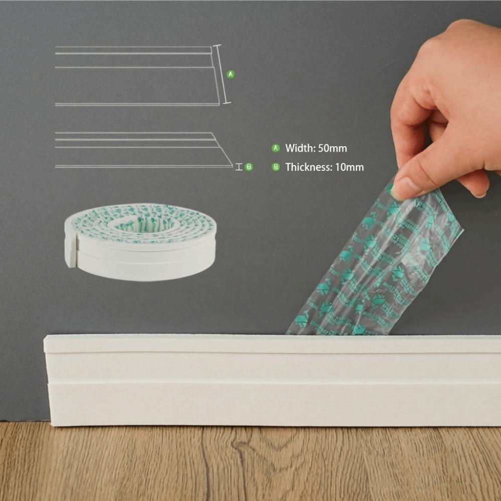 Thickened Wall Baseboard Anti-collision Wall Sticker High Quality Molding Trim Living Room