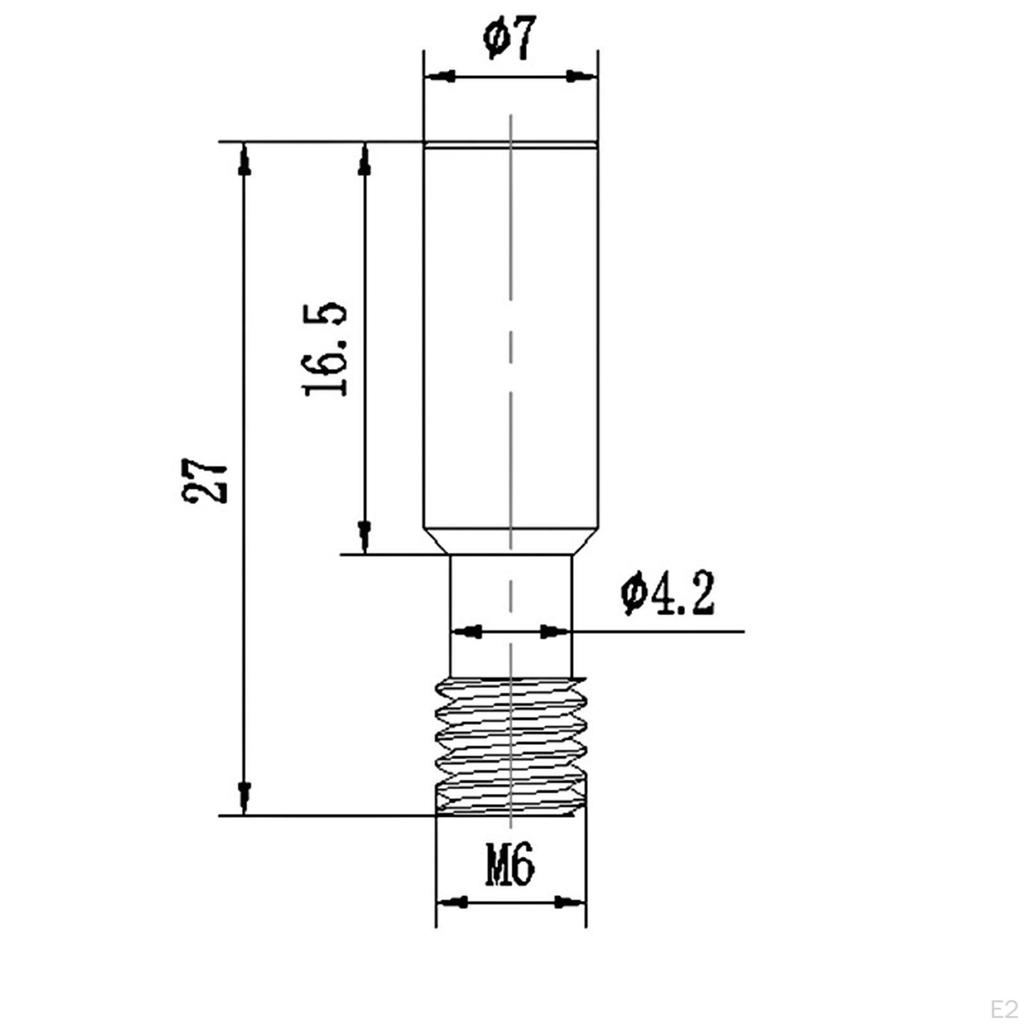 10 шт. Аксессуары для горловой трубки для 3D-принтера из нержавеющей стали