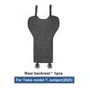 Ice Silk Linen Car Seat Cushion For Tesla Model Y Juniper Modely 2025 2026 Mats Breathable Summer Pad Protector Accessories