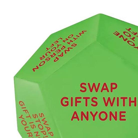 Санта Swap Dice Рождественский обмен подарками Dice 12 разных сторон Dice Интерактивный обмен подарками