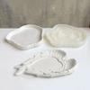 Wings Love Tray Silicone Mold DIY Tree Stump Dish Concrete Cement Plaster Resin Mold Storage Tray Plate Mould Home Decor
